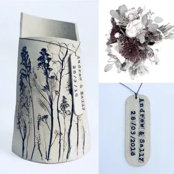 Louise Condon designer maker and ceramic botanist specialises in wedding bouquet preservation